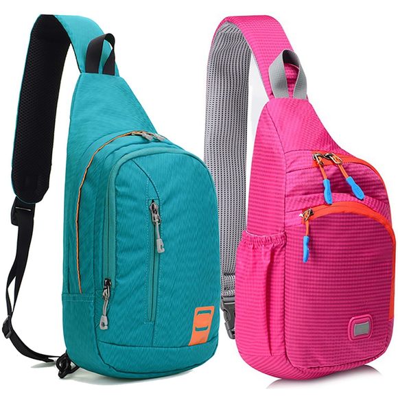 Turquoise&Pink Sling Bag, Pack of Small Sling Backpack